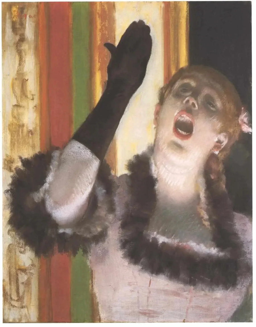 Cantante de Café - Edgar Degas