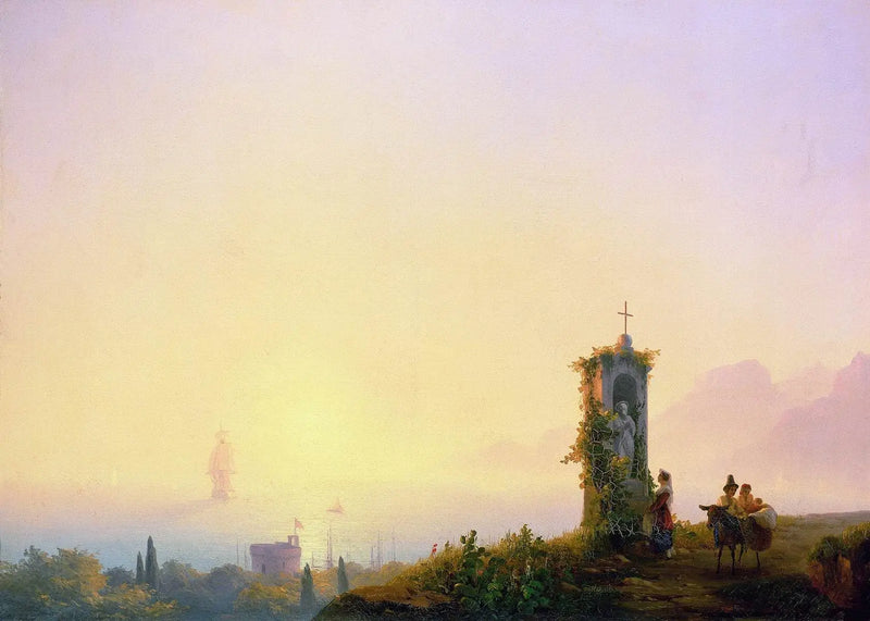 Capilla junto al mar - Iván Aïvazovski