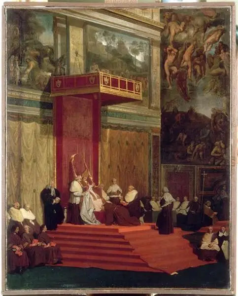 Capilla inquilina del Papa Pío VII - Jean-Auguste-Dominique Ingres