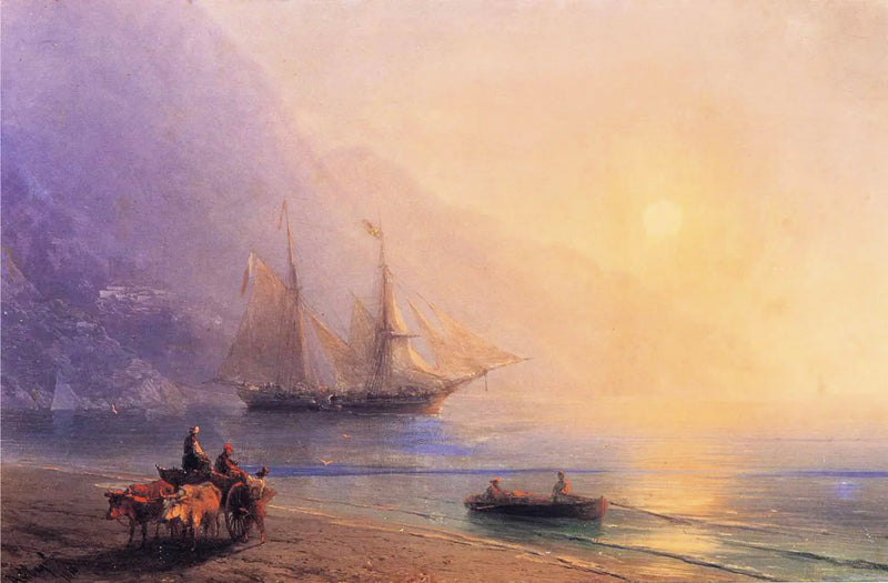 Carga de provisiones frente a las costas de Crimea - Ivan Aïvazovski