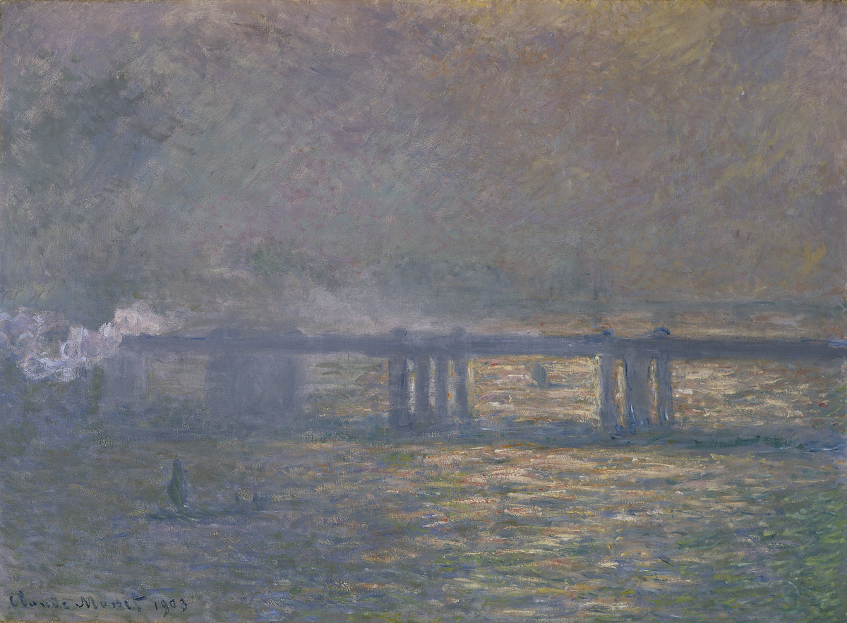 Puente Charing Cross, Saint-Louis W1548 - Claude Monet