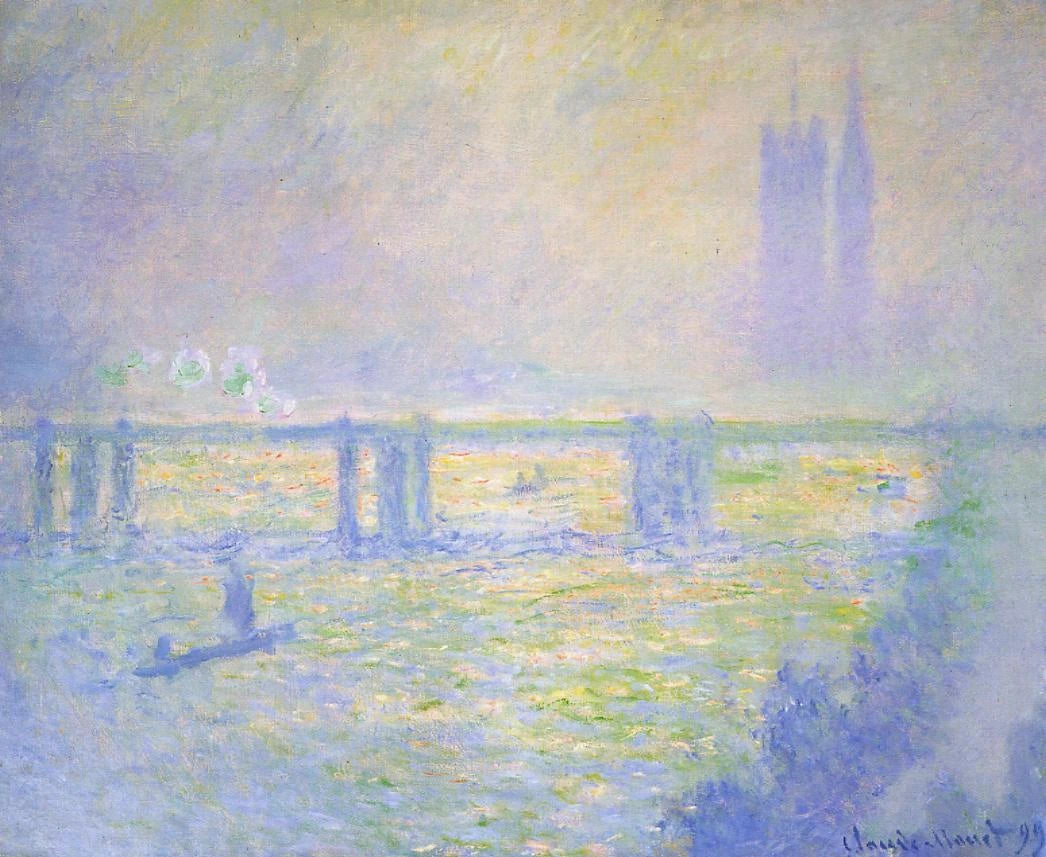 Puente Charing Cross, Santa Bárbara W1522 - Claude Monet