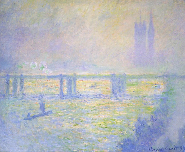Puente Charing Cross, Santa Bárbara W1522 - Claude Monet
