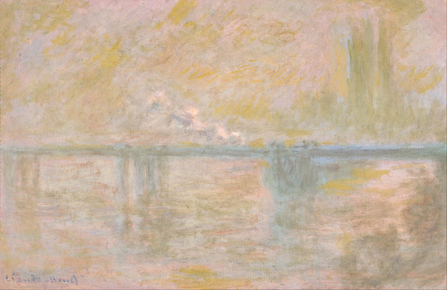 Puente Charing-Cross en Londres, Tokio W1525 - Claude Monet