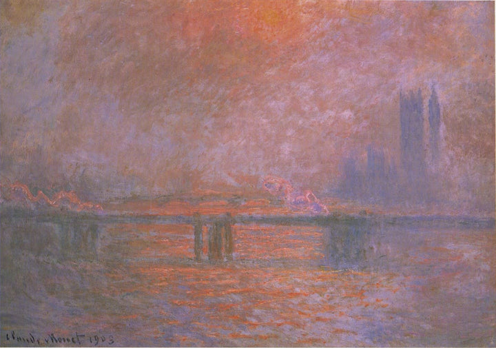 Puente Charing Cross, el Támesis - Claude Monet