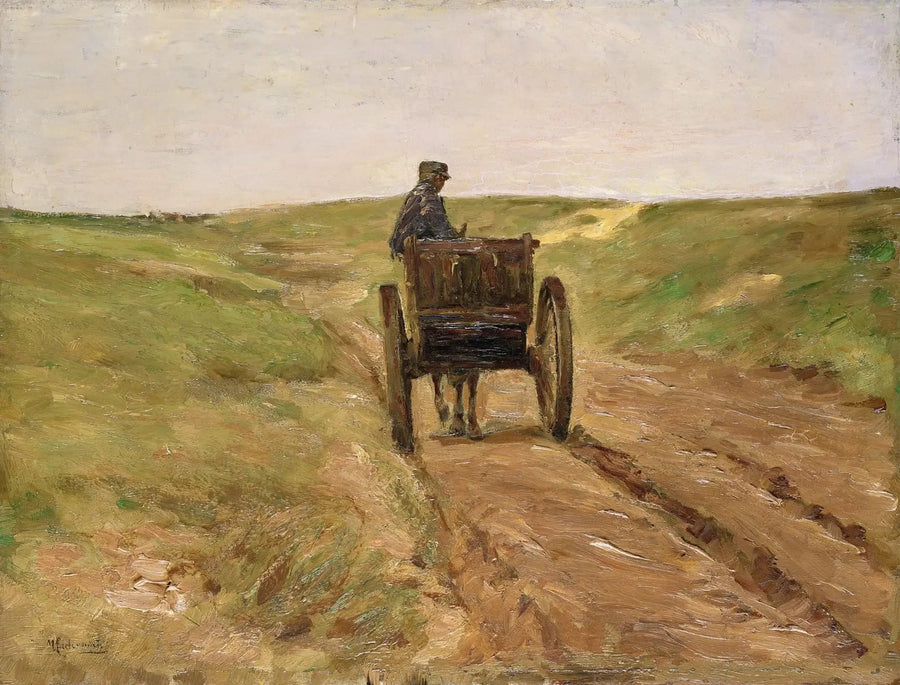 Carro en Katwijk - Max Liebermann