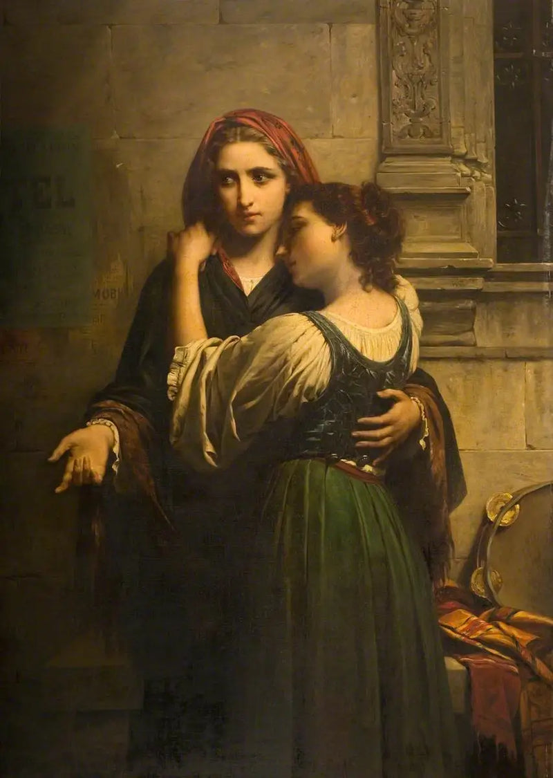 Charité para mi hermana - Pierre Auguste Cot