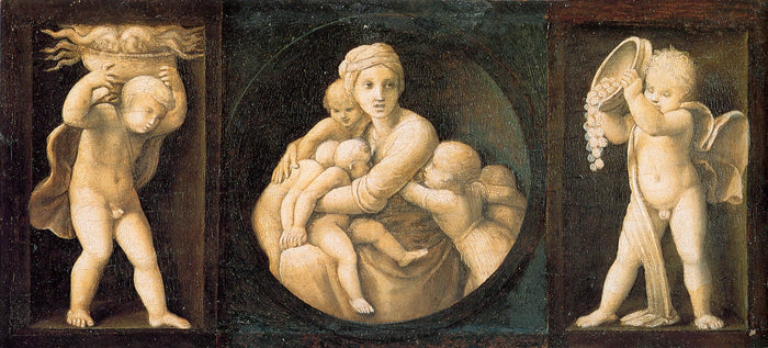 Caridad, 1507 - Raphaël, predela Baglioni