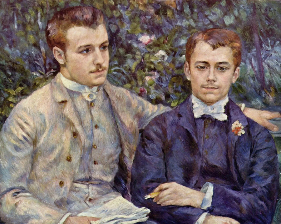 Charles y Georges Durand-Ruel - Pierre-Auguste Renoir