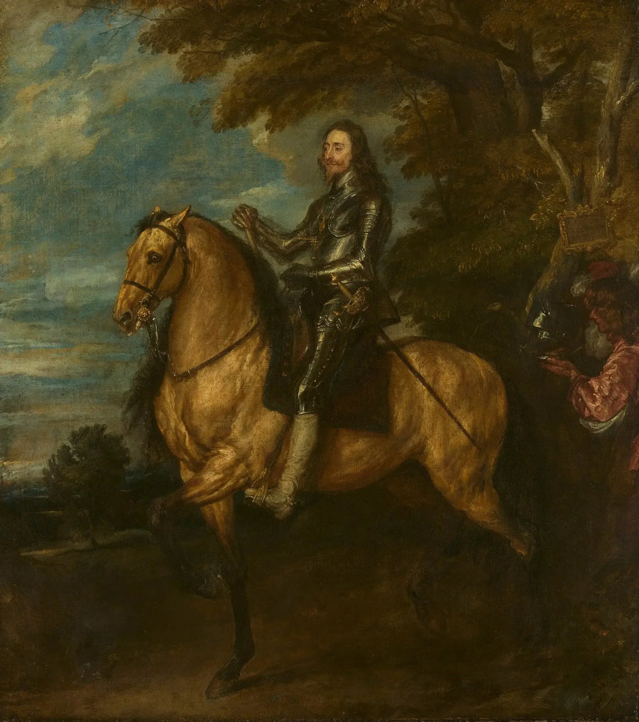 Carlos I (1600-1649) a caballo - Antoine van Dyck