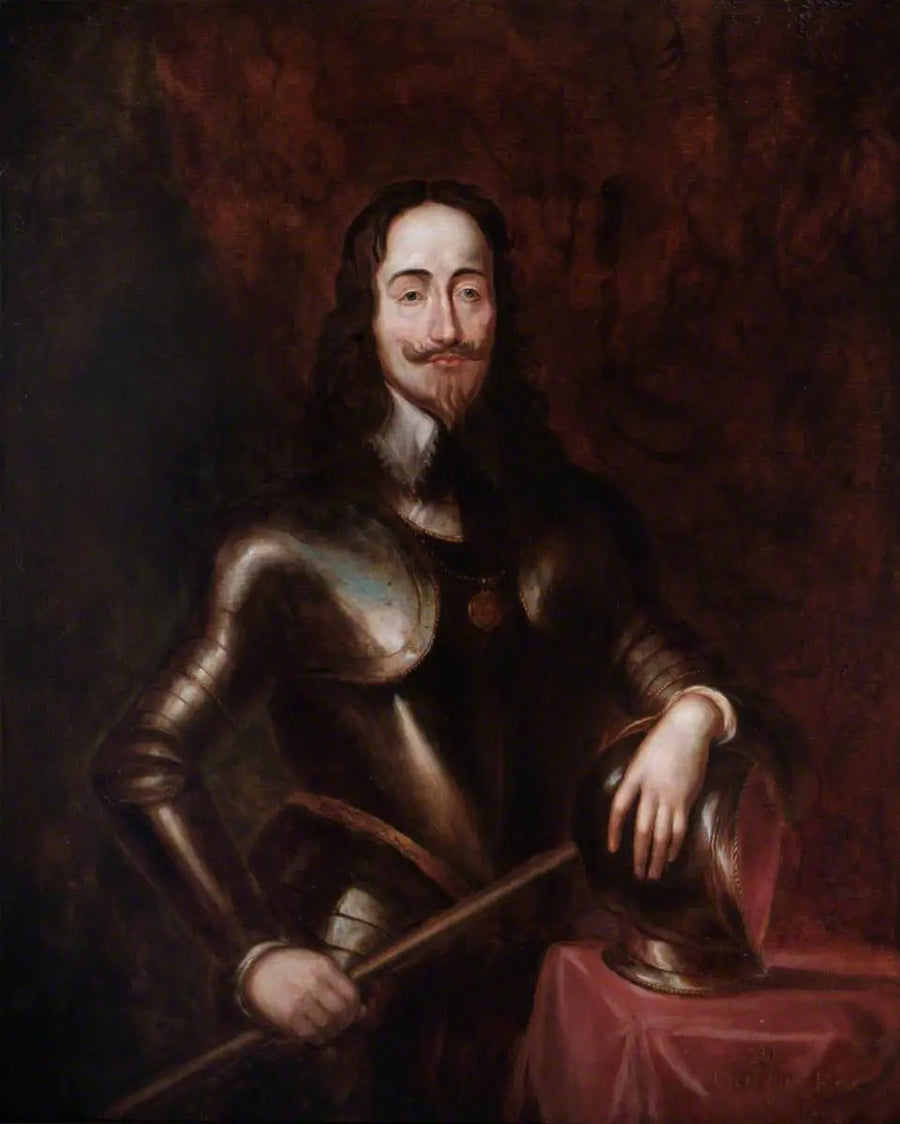 Carlos I (1600-1649), en armadura - Antoine van Dyck