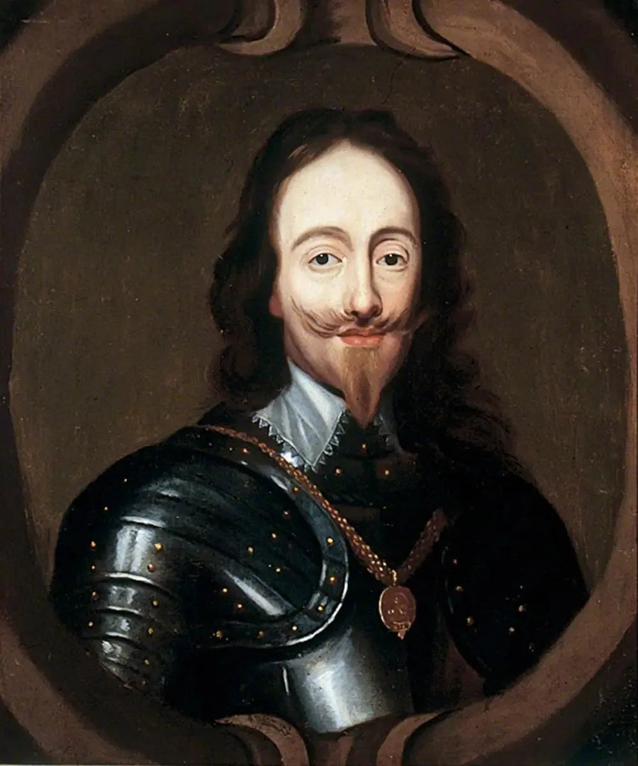 Carlos I (1600–1649) (posiblemente basado en un retrato de Henry Stone) - Antoine van Dyck