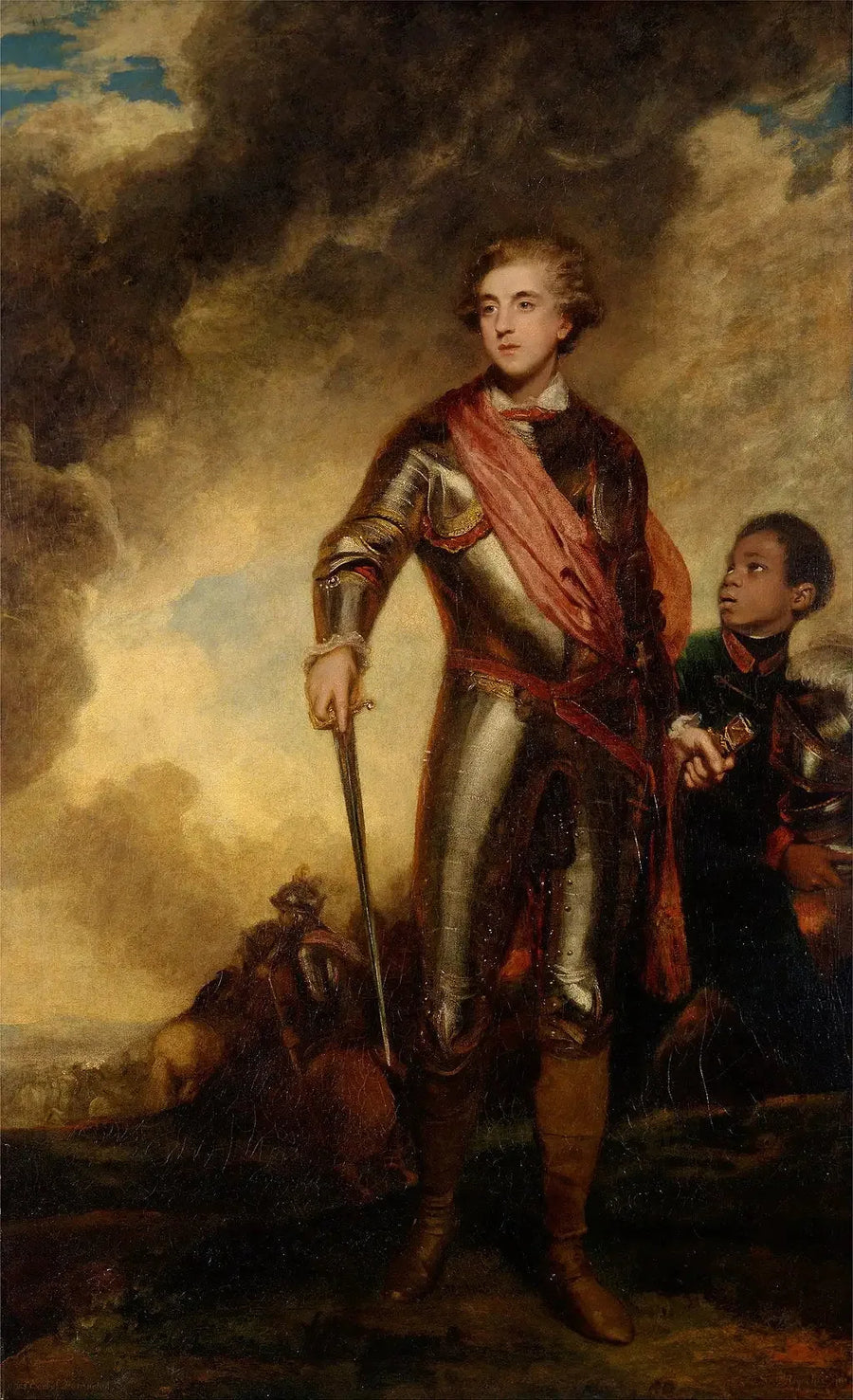 Charles Stanhope, tercer conde de Harrington, y Marcus Richard Fitzroy Thomas - Joshua Reynolds