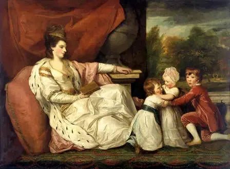 Charlotte (Grenville), Lady Williams-Wynn (1754-1830) y sus hijos - Joshua Reynolds