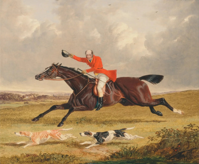 Caza del zorro: incentivar al perro - John Frederick Herring, Sr.