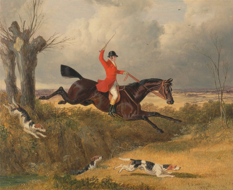 Caza del zorro: limpieza de un foso - John Frederick Herring, Sr.