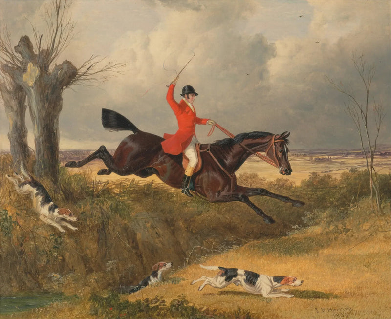 Caza del zorro: limpieza de un foso - John Frederick Herring, Sr.