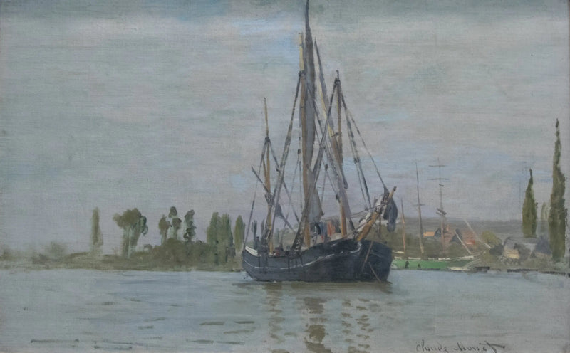 Chasse-marée anclado - Claude Monet