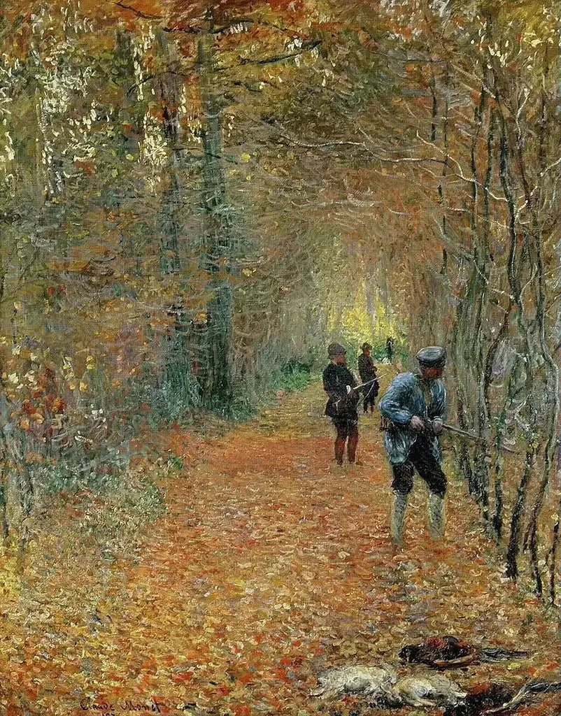 La caza W433 - Claude Monet
