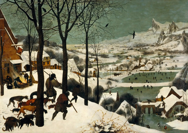 Cazadores en la nieve - Pieter Brueghel el Viejo