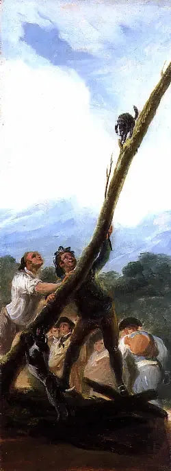 Gato acosado - Francisco de Goya