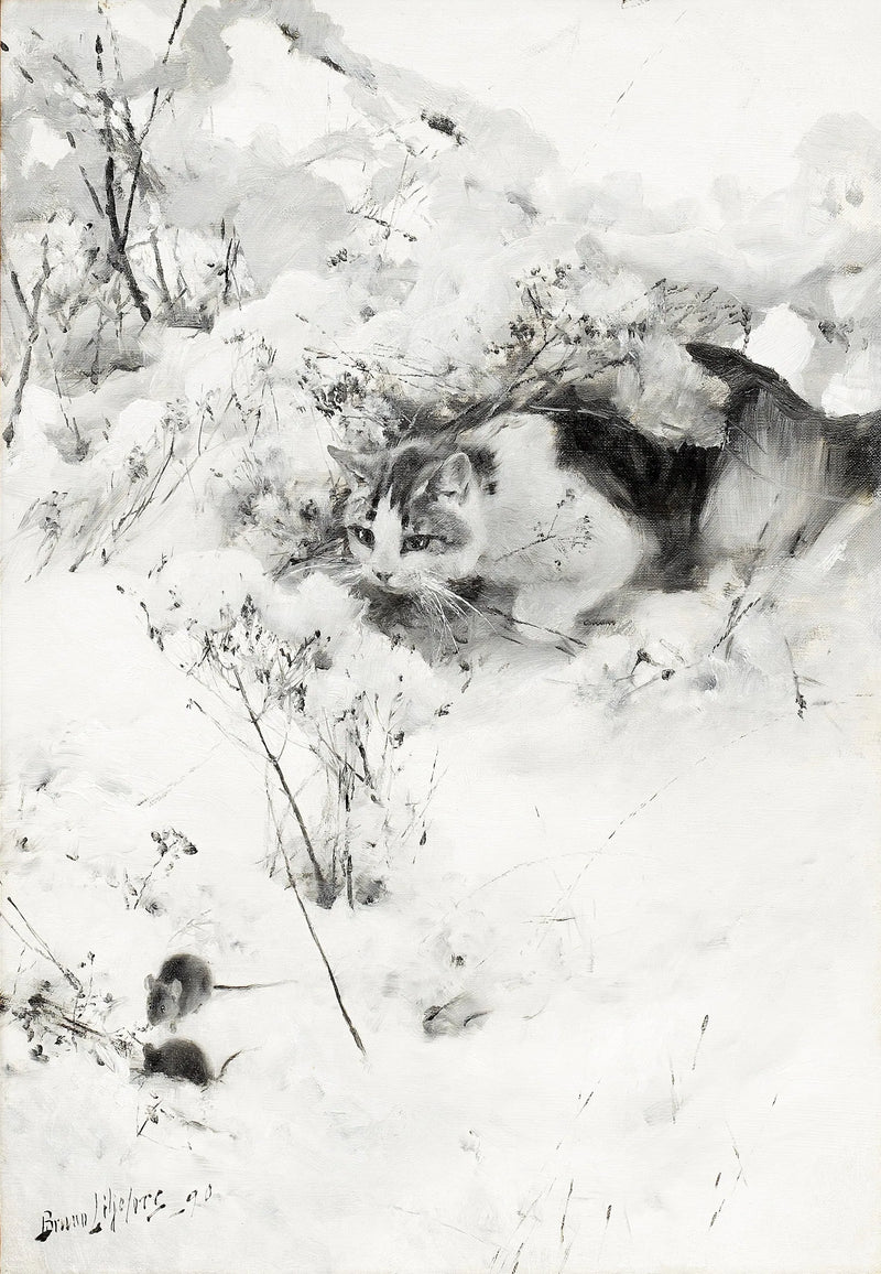 Gato al acecho - Bruno Liljefors