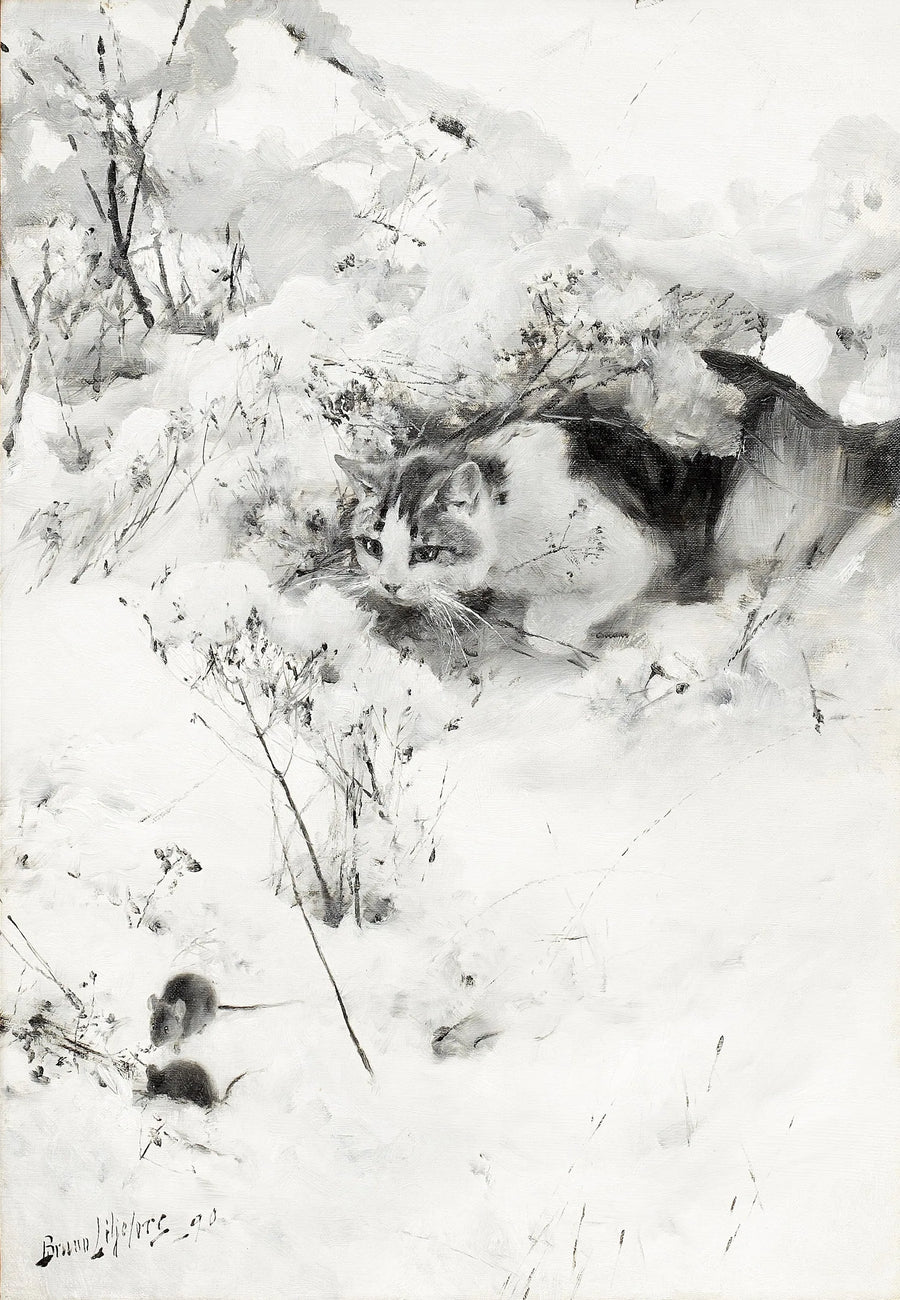 Gato al acecho - Bruno Liljefors