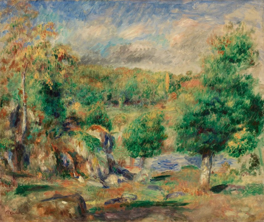 Castaños, Pont-Aven (Castaños, Pont-Aven) - Pierre-Auguste Renoir