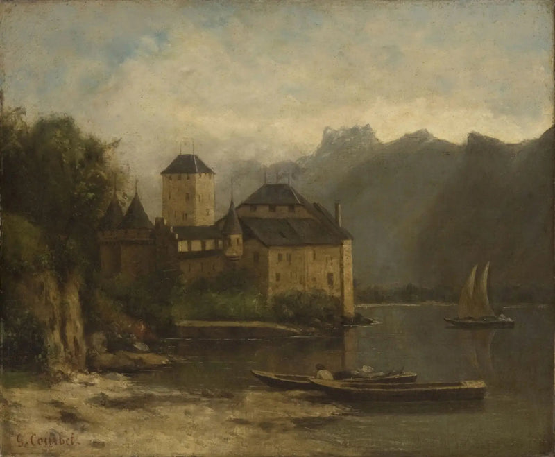 Castillo de Chillon - Gustave Courbet