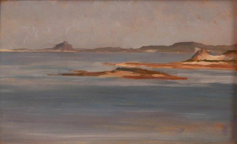 Castillo de Bamburgh, Northumberland - Frederic Leighton