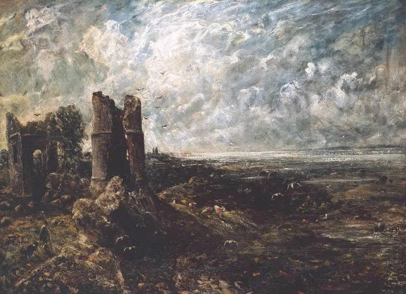 Castillo de Hadleigh (boceto) - John Constable
