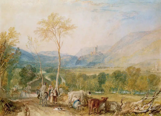 Château de Hornby - William Turner - Reproductions de tableaux et peintures haut de gamme