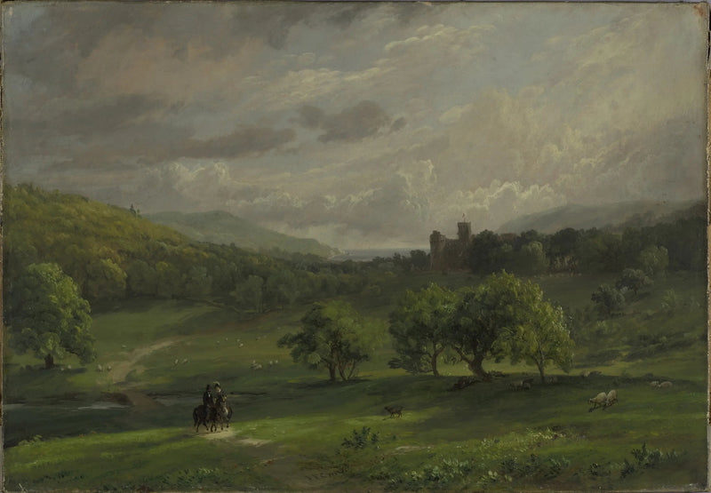 Castillo de Lulworth - Jasper Francis Cropsey