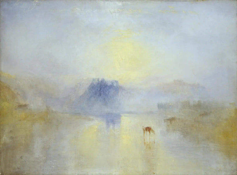 Castillo de Norham, salida del sol - J. M. W. Turner
