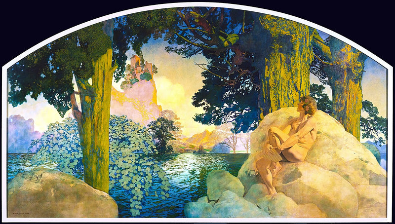 Castillo de ensueño en el cielo - Maxfield Parrish