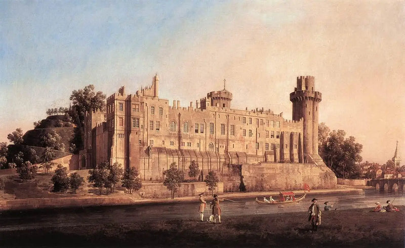 Castillo de Warwick, lado sur - Canaletto