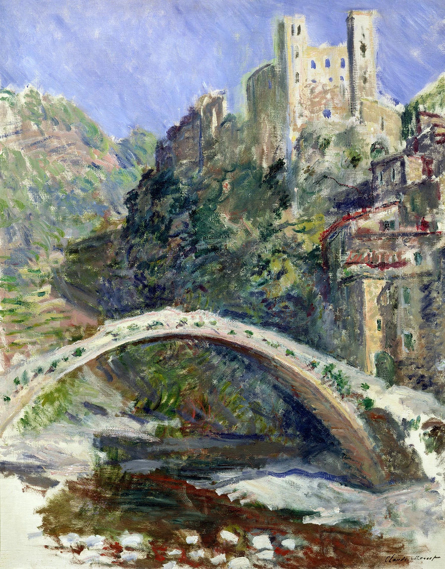 Castillo de Dolceacqua W883 - Claude Monet