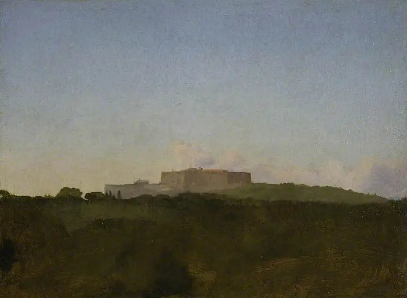 Castillo Sant'Elmo, desde Capodimonte - Edgar Degas