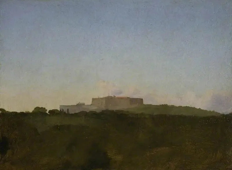Castillo Sant'Elmo, desde Capodimonte - Edgar Degas