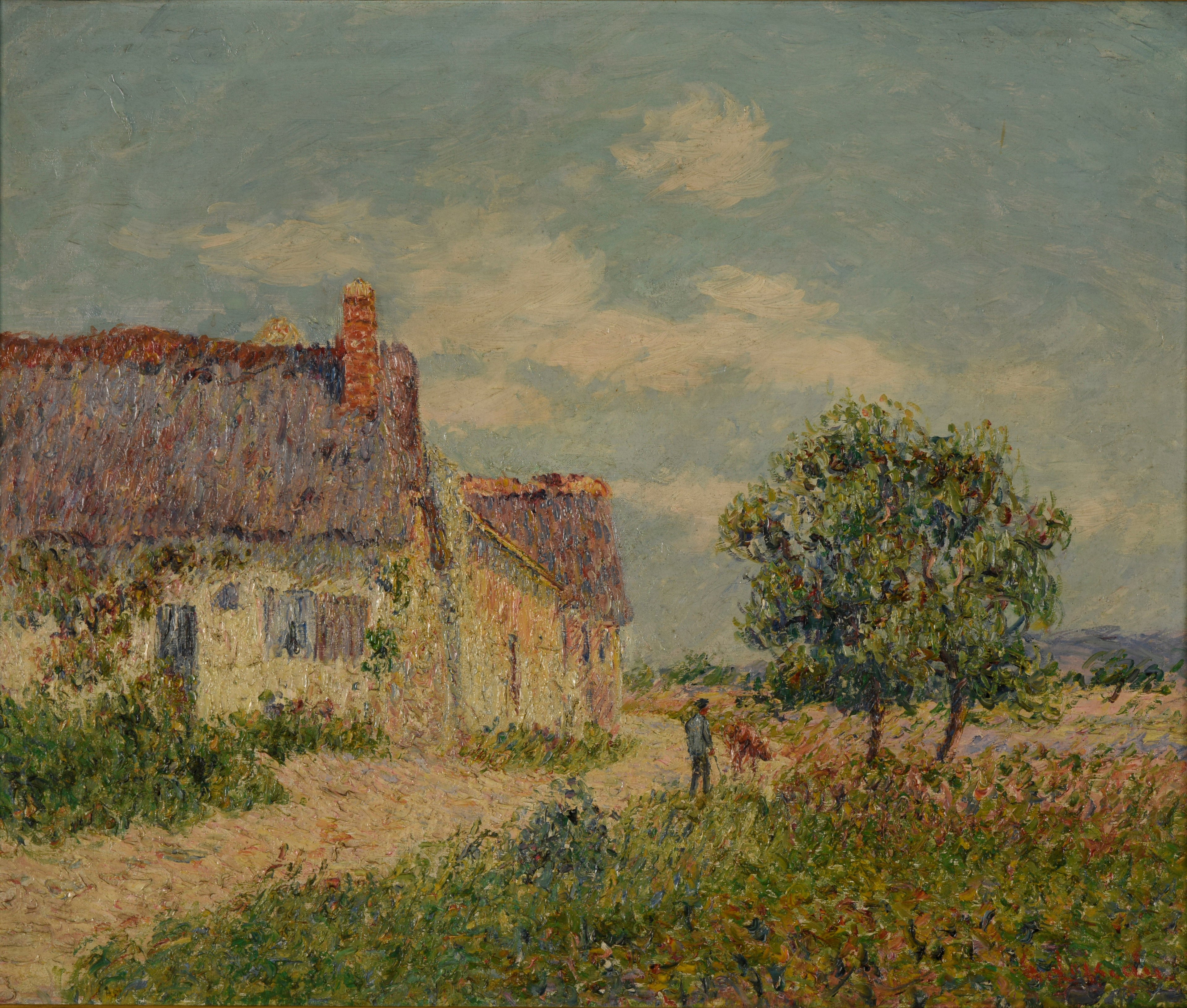 Chaumière au Vandreuil - Gustave Loiseau - Alpha Reproduction