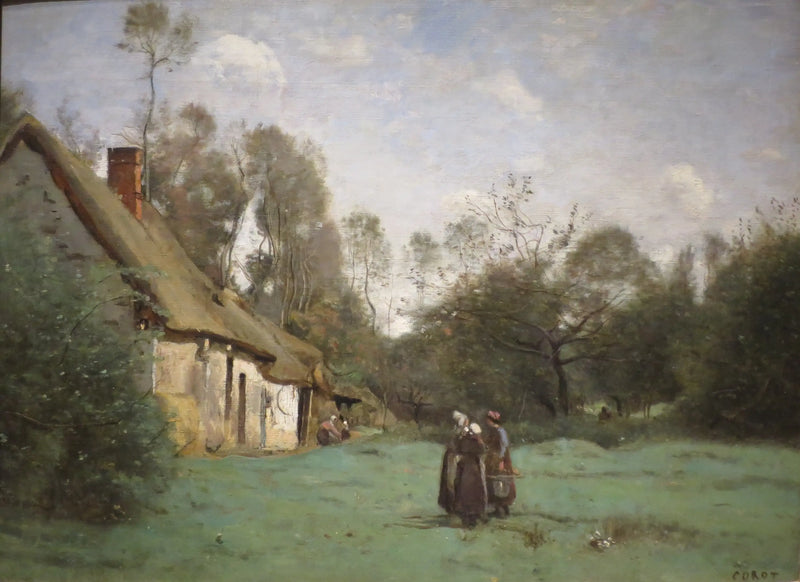 Cabaña en Normandía - Jean-Baptiste Camille Corot