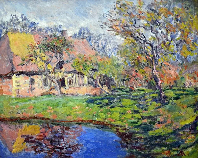Cabaña normanda - Claude Monet