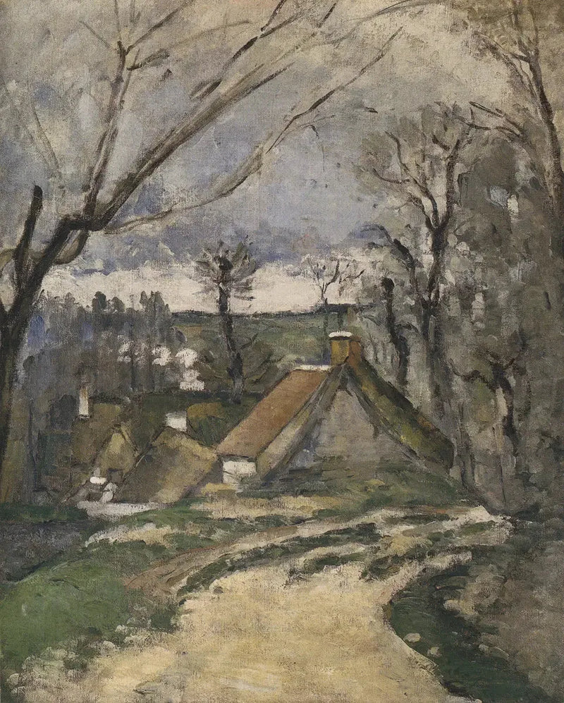 Cabañas en Auvers-sur-Oise - Paul Cézanne