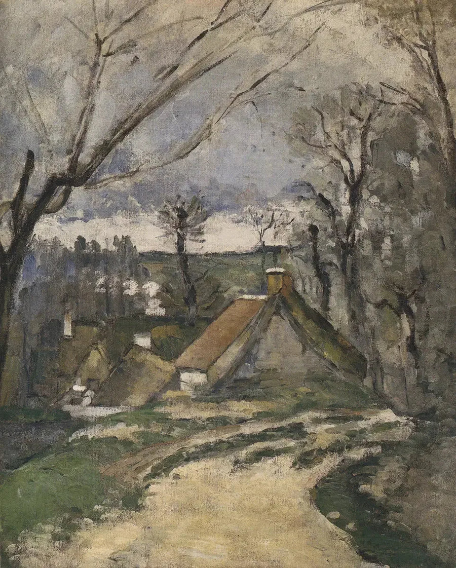 Cabañas en Auvers-sur-Oise - Paul Cézanne