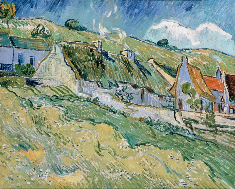 Cabañas en Auvers-sur-Oise - Vincent van Gogh