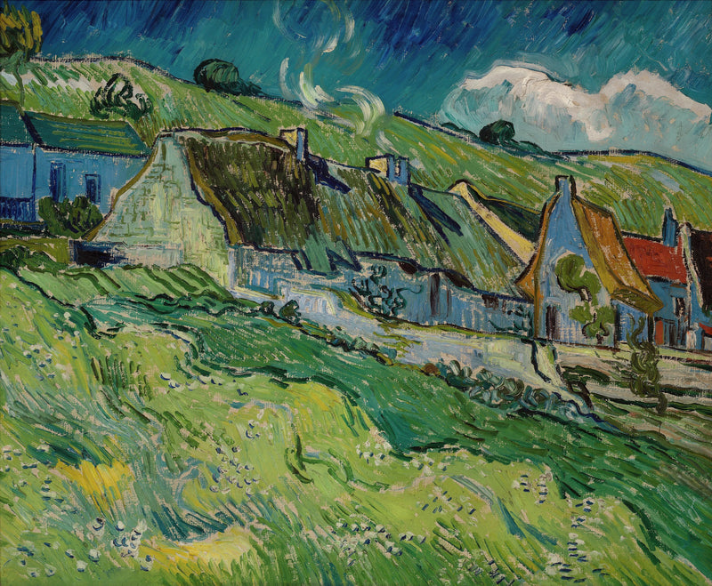 Cabañas en Auvers-sur-Oise - Vincent van Gogh