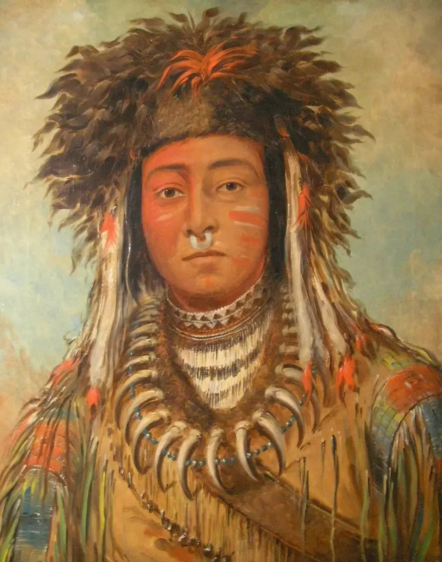 Jefe de camareros - Ojibbeway - George Catlin