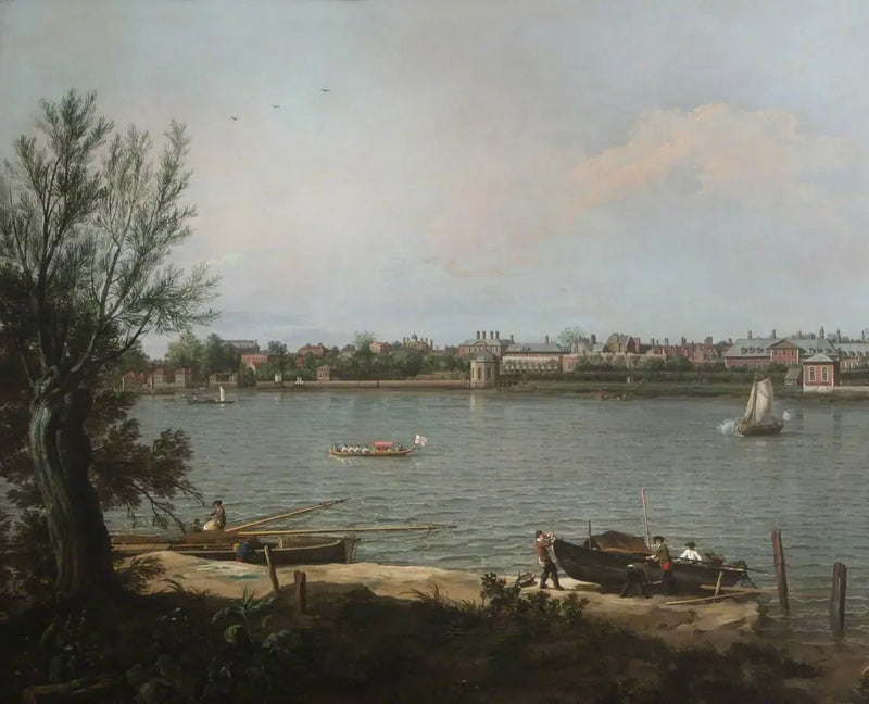 Chelsea desde el Támesis hasta Battersea Reach - Canaletto