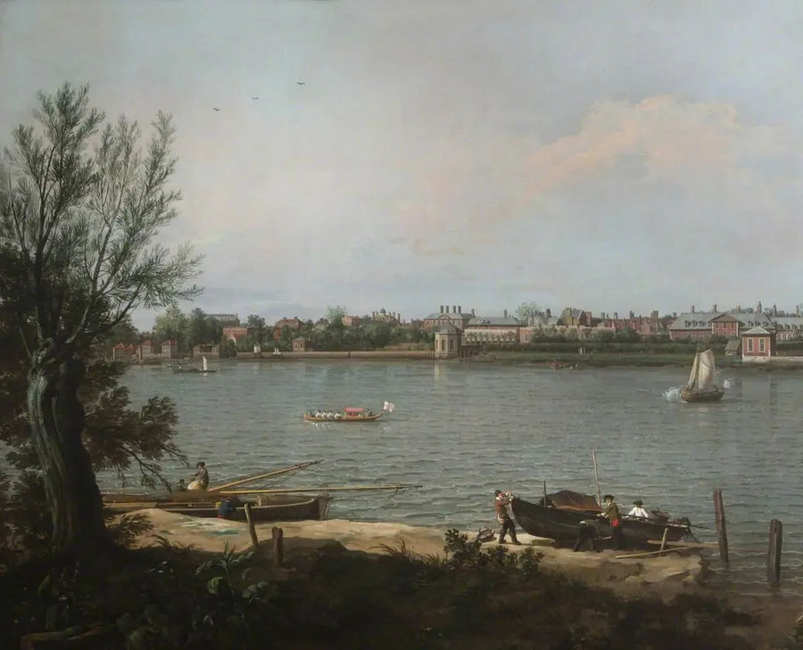 Chelsea desde el Támesis hasta Battersea Reach - Canaletto