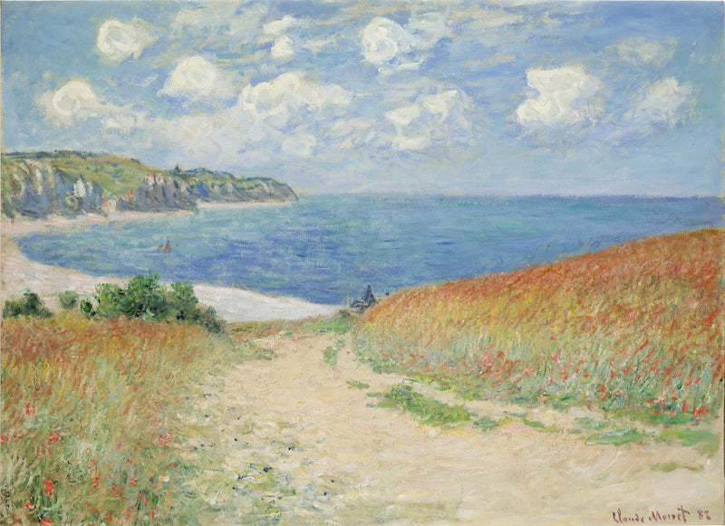 Camino del trigo en Pourville W753 - Claude Monet